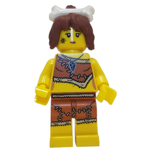 LEGO minifig Cave Woman with Bone in Hair (fig-007406)