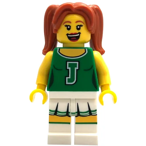 Cheerleader (Green, 'J' on Uniform)