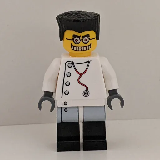 Mad Scientist (Dark Bluish Gray Hands)