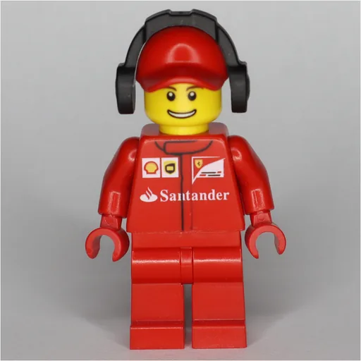 LEGO minifig Crew Member Ferrari (fig-007512)