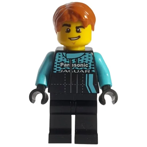 Race Driver (Black Torso, Black Legs, Jaguar)