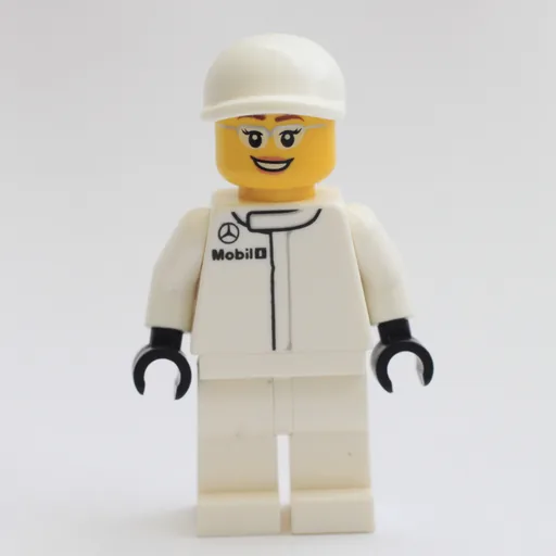Pit Crew (White Torso, White Legs, White Cap, Female)