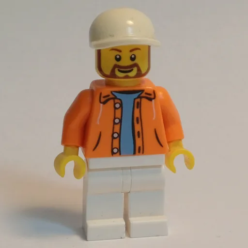 Orange Torso (White Legs, White Cap)