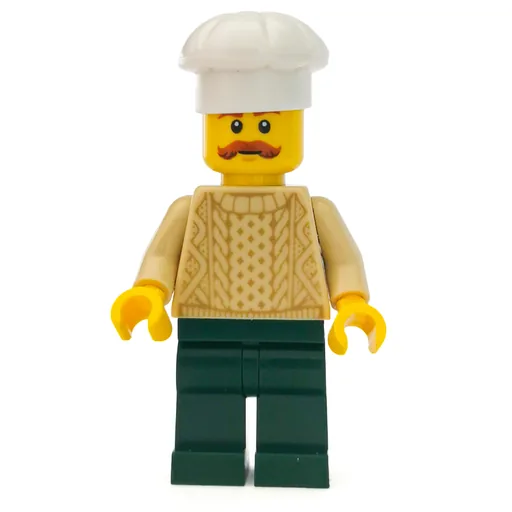Chef (Tan Sweater, Dark Green Legs, Moustache)