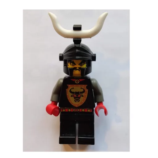 Knight (Knights Kingdom I) (Cedric the Bull, Black Helmet, Horn)