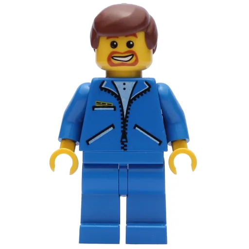 Blue Vest (Blue Legs, Reddish Brown Hair, Beard)