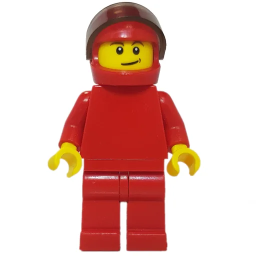 Pit Crew (Red Torso, Red Legs, Red Helmet, Ferrari)
