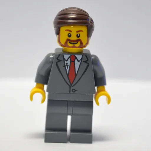 Dark Bluish Grey Torso (Suit, Dark Bluish Grey Legs)