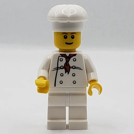 Chef (Red Neckerchief, White Legs, Smile, Reddish Brown Eyebrows)