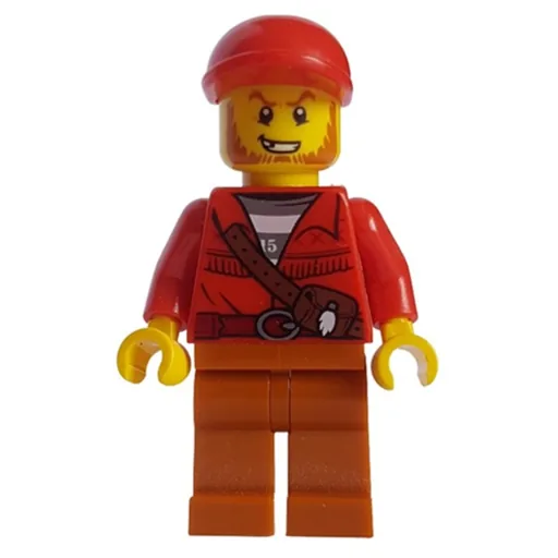 Criminal (Red Jacket over Prison Shirt, Red Cap)
