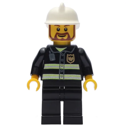 LEGO minifig Fireman (fig-008037)