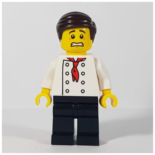 Chef (Red Neckerchief, Black Legs, Dark Brown Hair)
