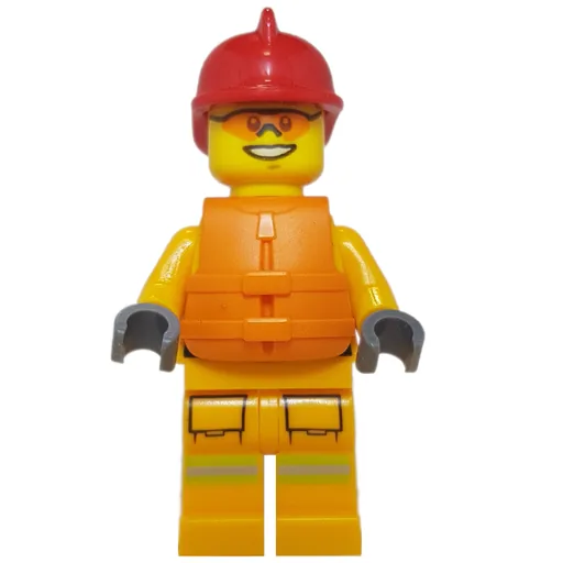 LEGO minifig Fireman (fig-008085)
