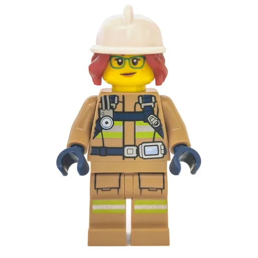 Freya McCloud (Dark Tan Fire Suit with Gauge and Straps)