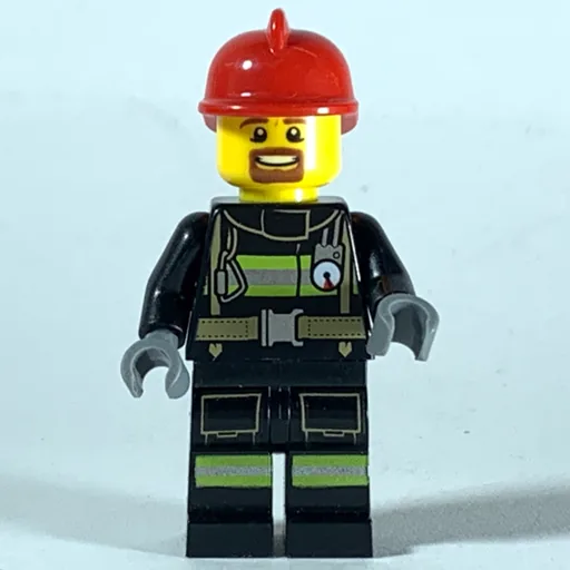 LEGO minifig Fireman (fig-008098)