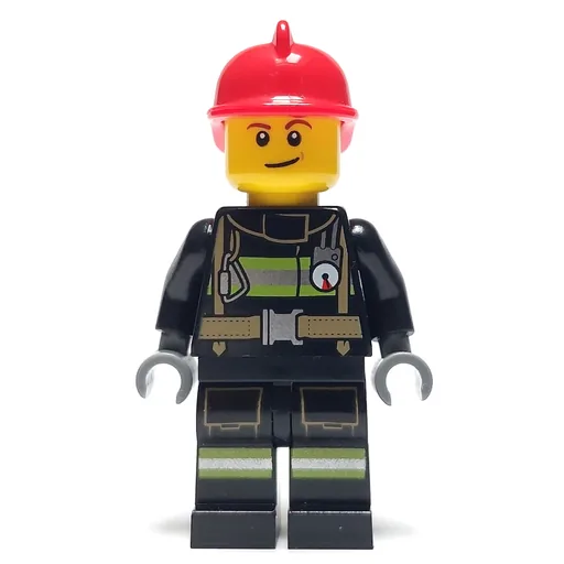 LEGO minifig Fireman (fig-008107)