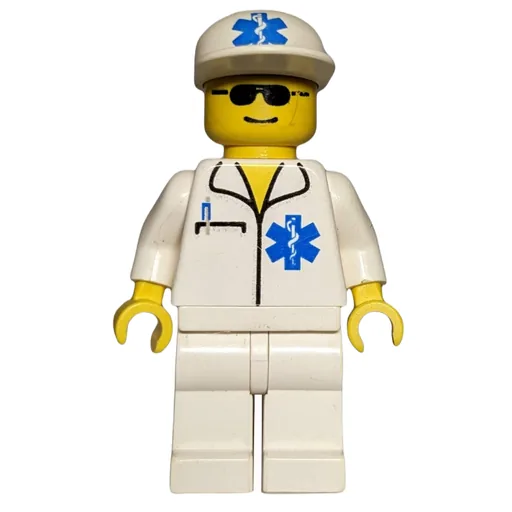 Axel (Doctor, White Shirt with Pocket and Star of Life, White Cap with Star of Life, Sunglasses)