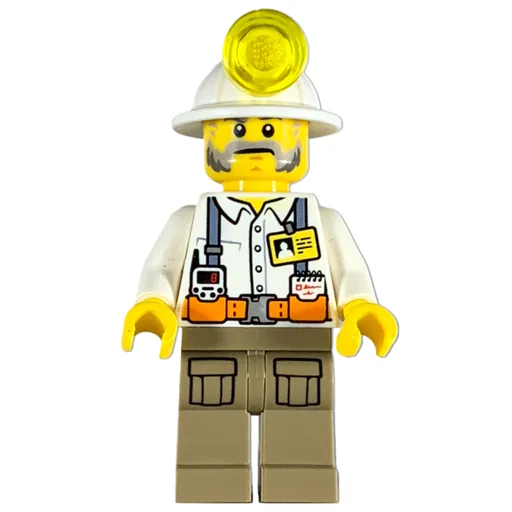 LEGO minifig Miner (fig-008286)