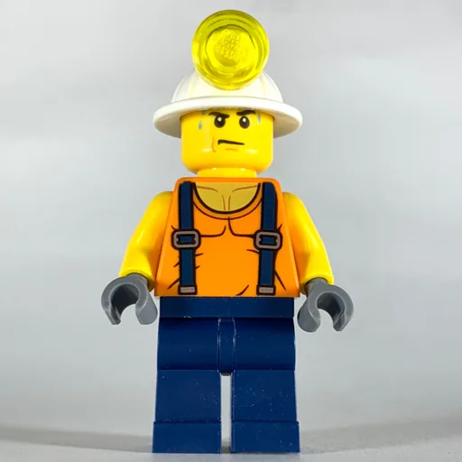 LEGO minifig Miner (fig-008288)
