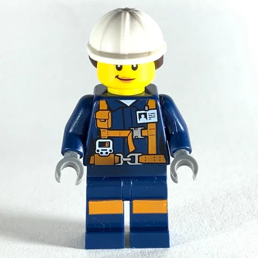 LEGO minifig Miner (fig-008289)