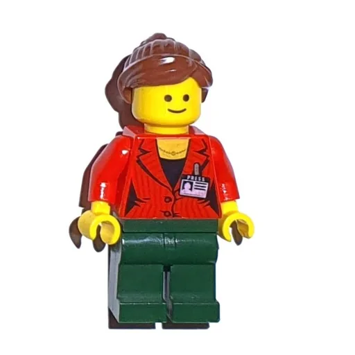 Red Torso (Dark Green Legs, Reddish Brown Hair)