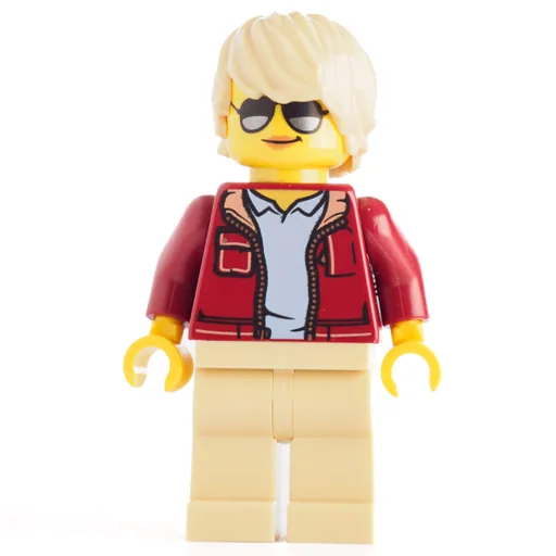 Dark Red Torso (Tan Legs, Tan Hair)