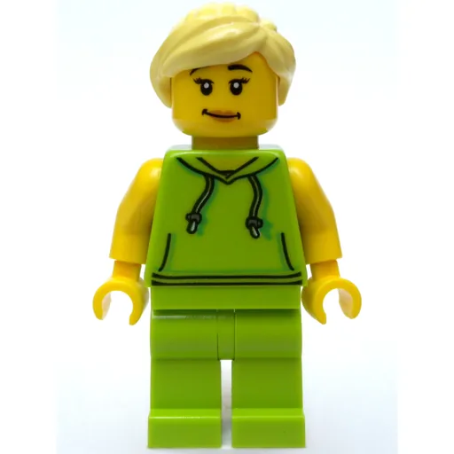 Lime Torso (Lime Legs, Bright Light Yellow Hair)