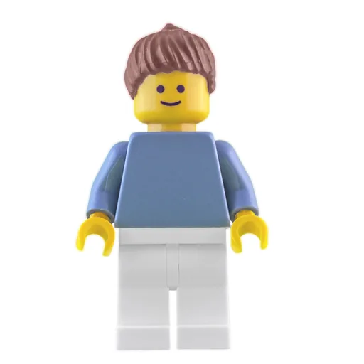 Sand Blue Torso (White Legs, Reddish Brown Hair)