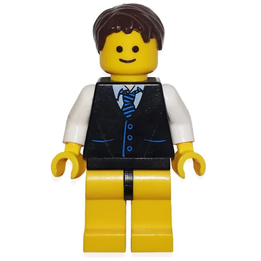 Black Torso Jacket (Yellow Legs, Black Hair)