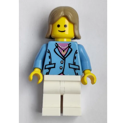 Medium Blue Torso (White Legs, Dark Tan)