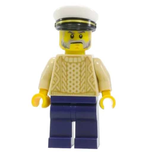 Tan Torso Sweater (Dark Blue Legs, Captain Hat)