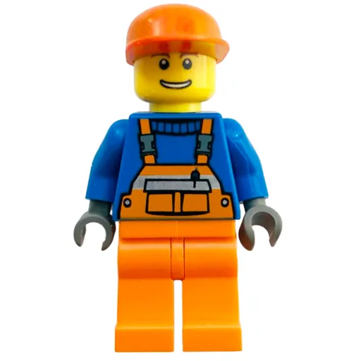 Blue Torso (Orange Overall, Orange Cap)