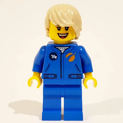 Astronaut (Blue Torso and Legs, Tan Hair)