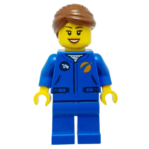 Astronaut (Blue Torso and Legs, Reddish Brown Hair)