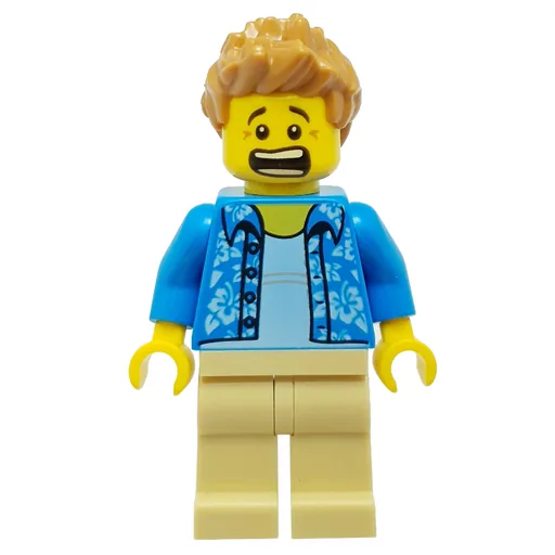 Dark Azure Torso (Tan Legs, Medium Nougat Hair)