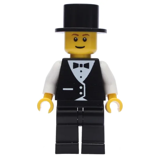 Groom (Black Suit, Black Top Hat)