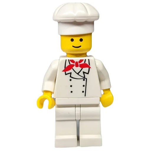 Chef (Red Neckerchief, White Legs (3626b Head))