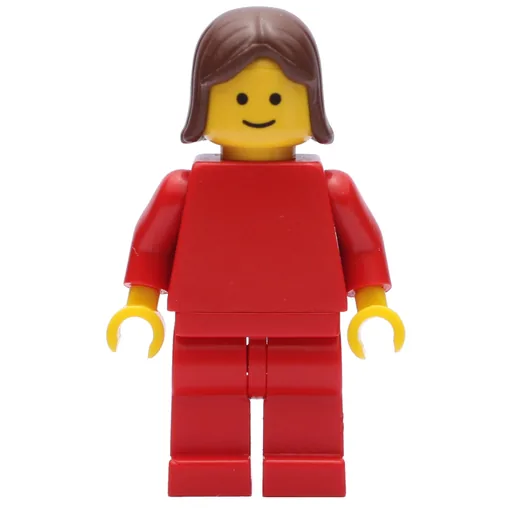 Woman (Red Torso, Red Legs, Brown Hair (3626b Head))