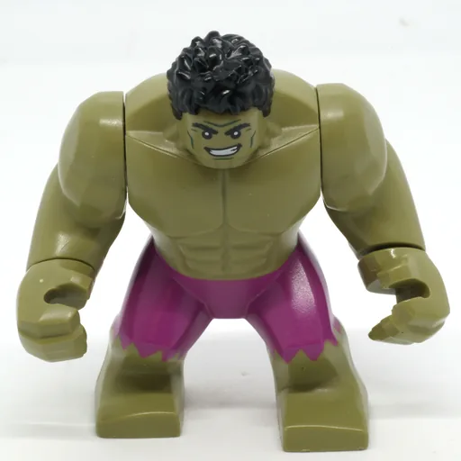 Hulk (Big Fig) (Black Hair, Magenta Pants)