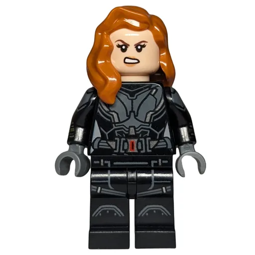 Black Widow (Black Jumpsuit, Silver Highlights)