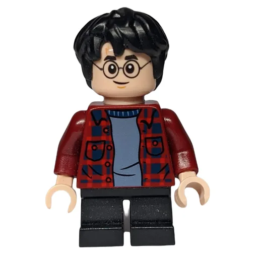 Harry Potter (Open Dark Red Shirt, Short Black Legs)