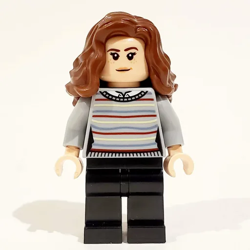Hermione Granger (Light Bluish Gray Sweater with Stripes, Black Legs)