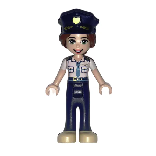 Ashley (White Shirt, Dark Blue Trousers, Dark Blue Hat)