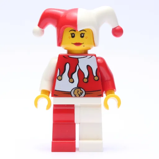 Jester (Woman, Red and White)