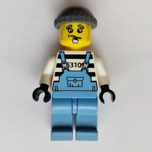Criminal (Medium Blue Overalls over Prison Shirt)