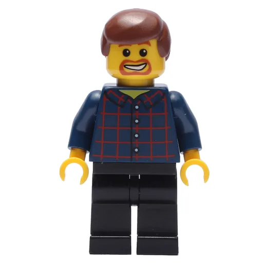 Dark Blue Torso (Black Legs, Reddish Brown Hair)