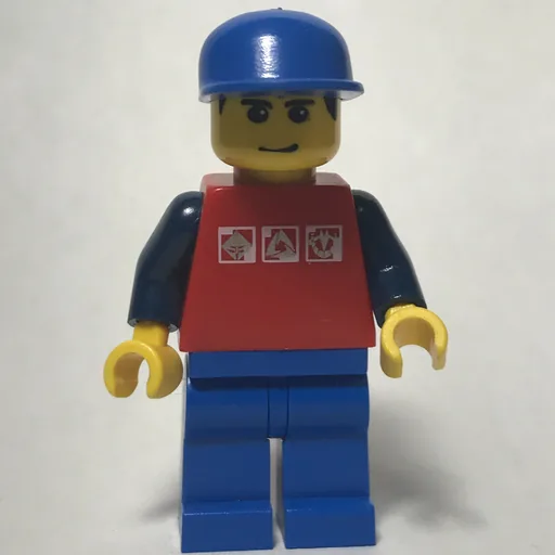 Red Torso (Blue Legs, Blue Cap)