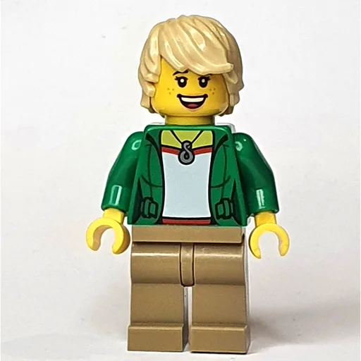 Green Torso (Dark Tan Legs, Tan Hair)