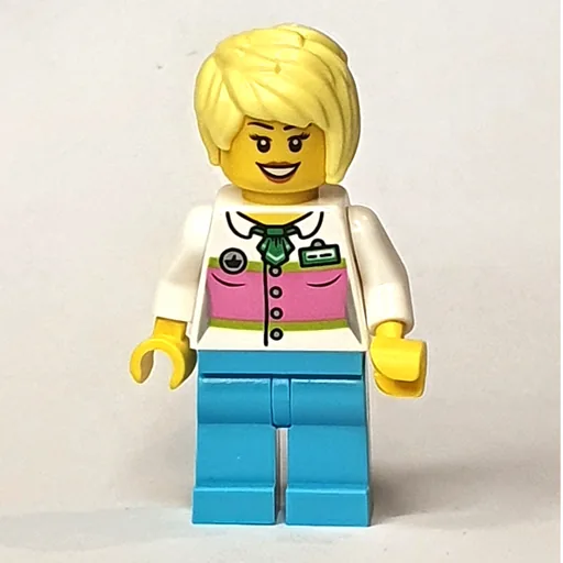 White Torso (Medium Azure Legs, Tan Hair)