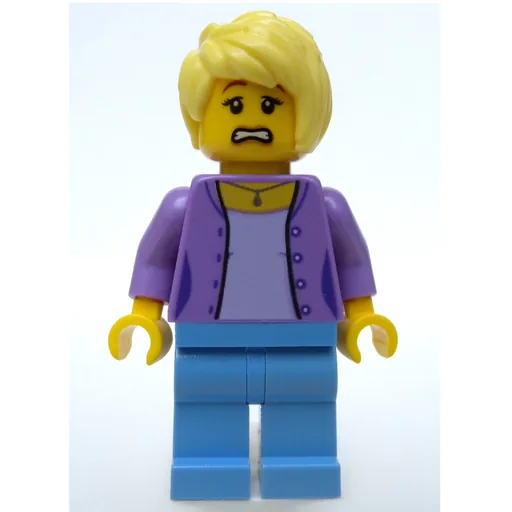 Medium Lavender Torso (Medium Blue Legs, Tan Hair)